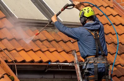 Démoussage et hydrofuge de toiture à Bellange